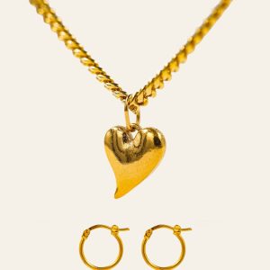Heart Bold -korusetti, kulta