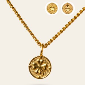 Charm Bold -kaulakoru, kulta (valitse amuletti)